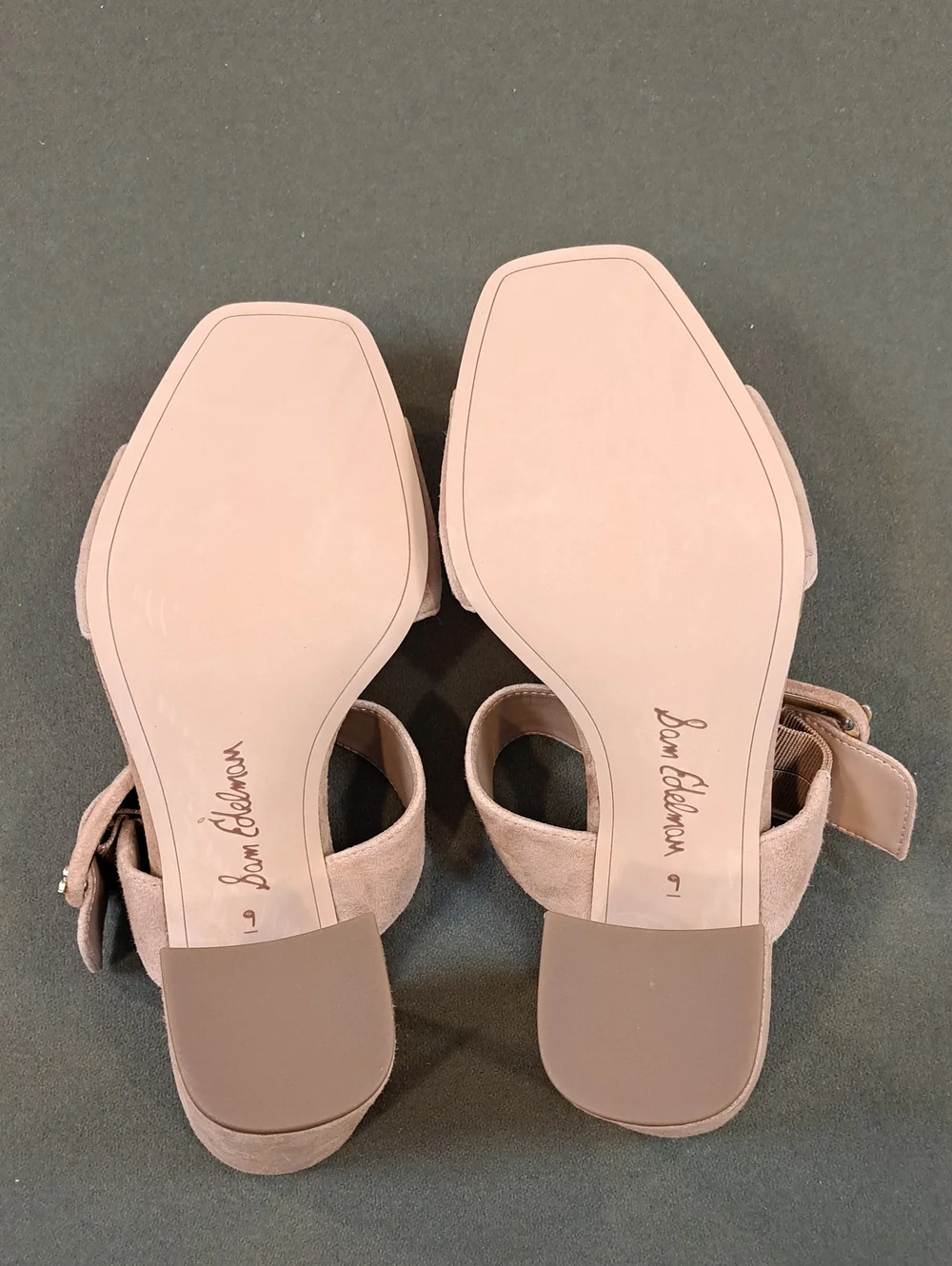 Sam Edelman Signature Collection Dawn Sandal - Color: Tan Suede - Size: 9